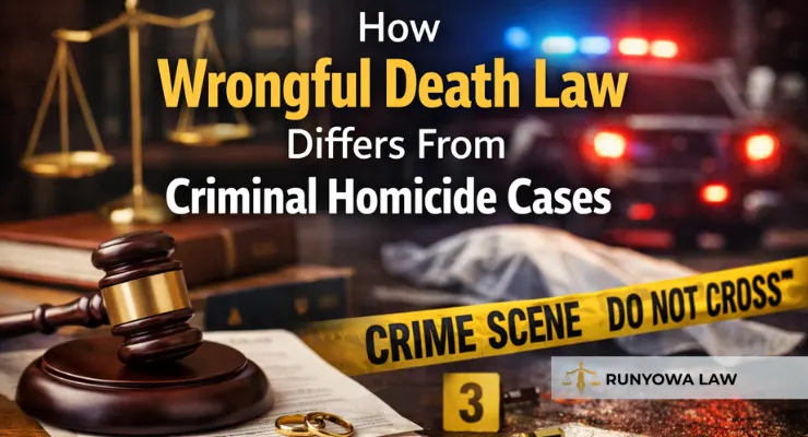 How Wrongful Death Law Differs From Criminal Homicide Cases