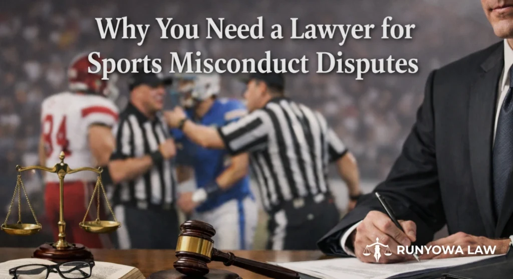 Why You Need a Lawyer for Sports Misconduct Disputes