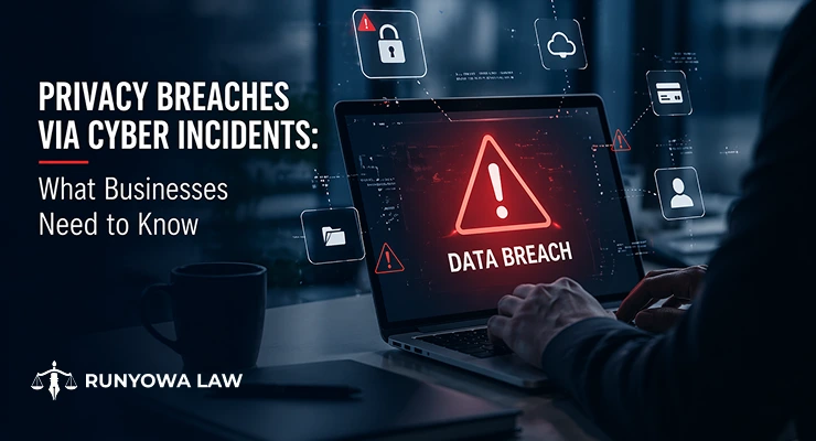 Privacy Breaches via Cyber Incidents