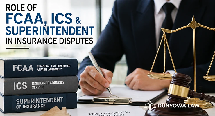Role of FCAA ICS & Superintendent in Insurance Disputes