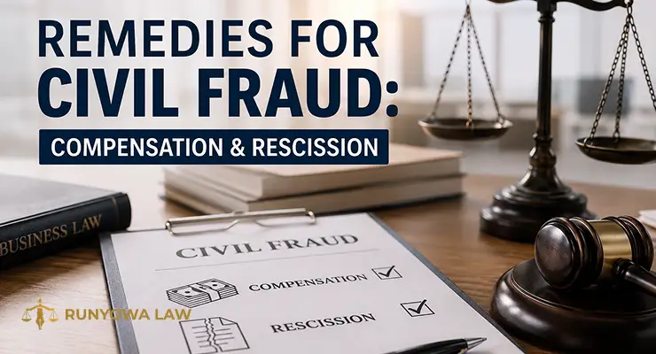 Civil Fraud Compensation & Rescission Rights in Canada