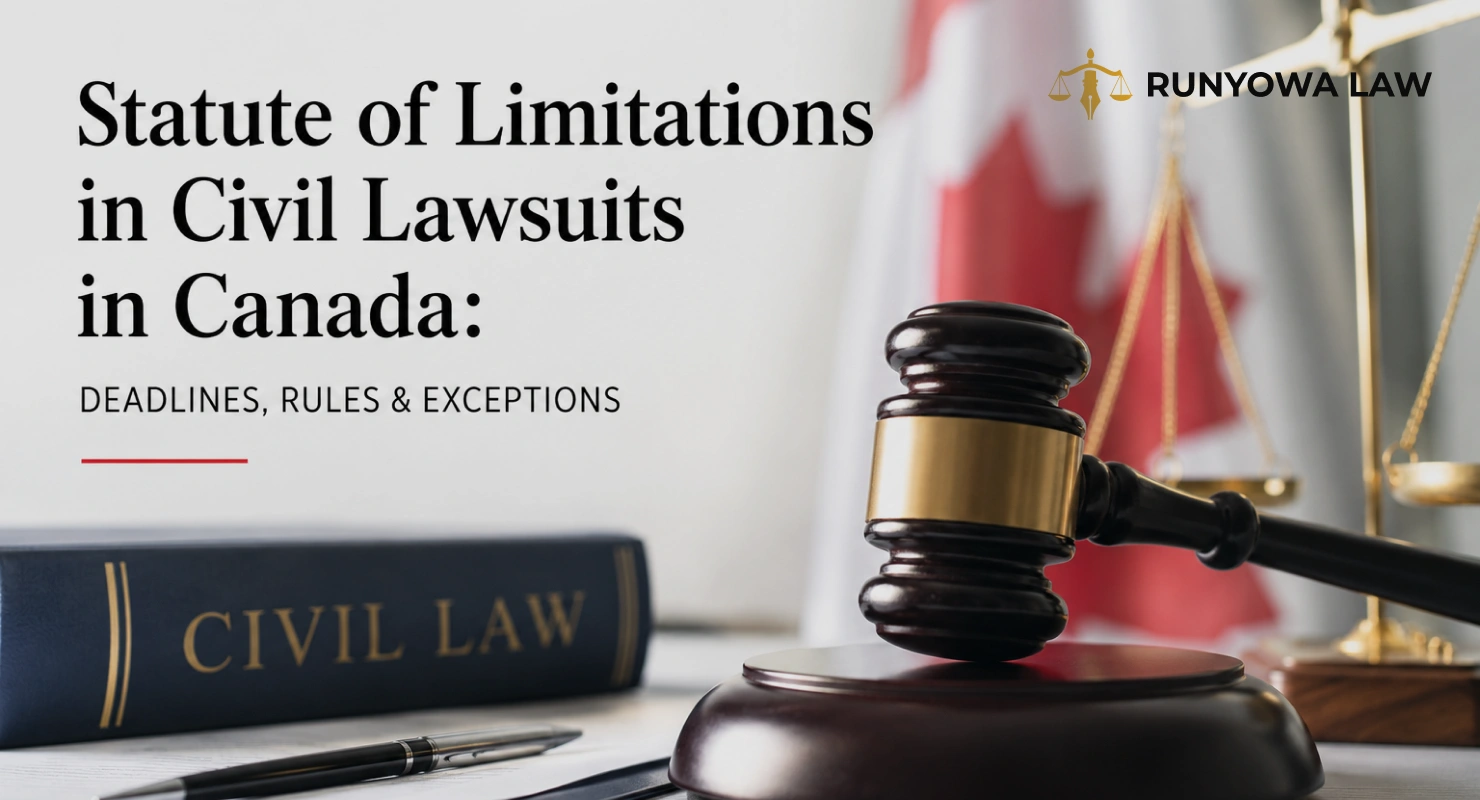 Statute of Limitations in Civil Lawsuits in Canada